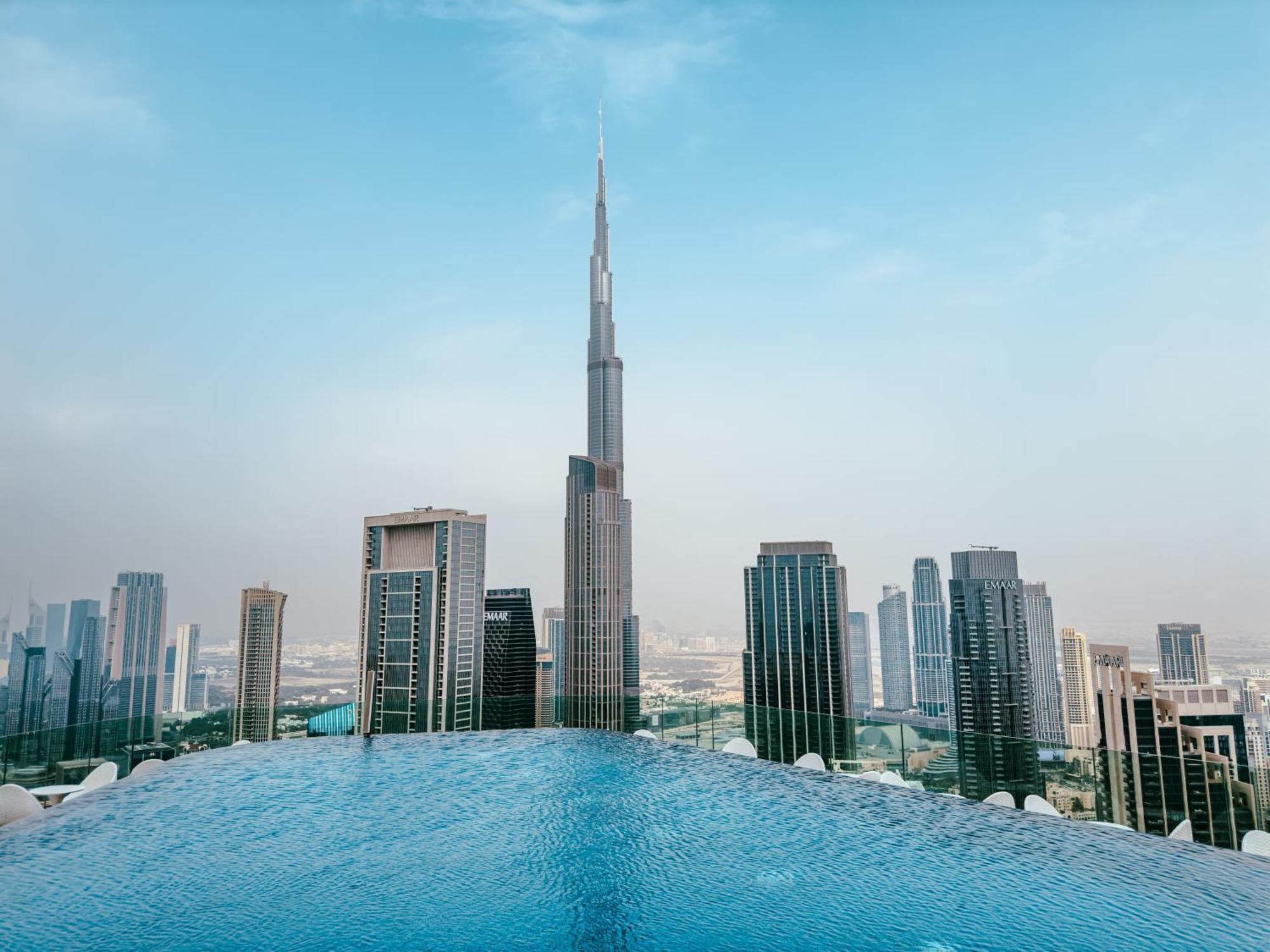 Appartement Aliving Luxe 2Br With Burj Khalifa View Infinity Pool Midtown-4704 à Dubaï Extérieur photo