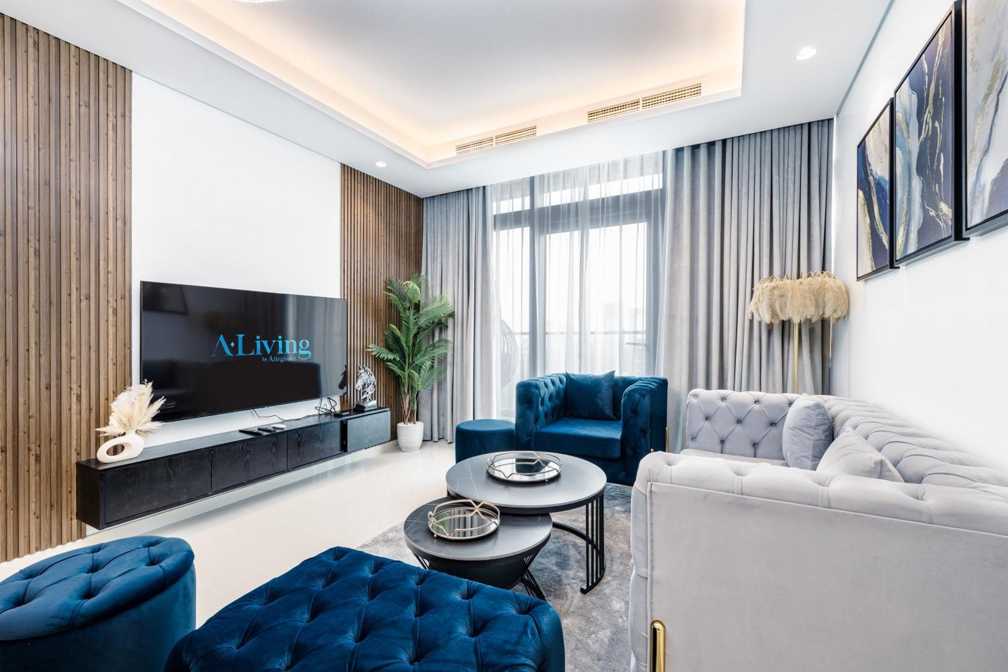 Appartement Aliving Luxe 2Br With Burj Khalifa View Infinity Pool Midtown-4704 à Dubaï Extérieur photo