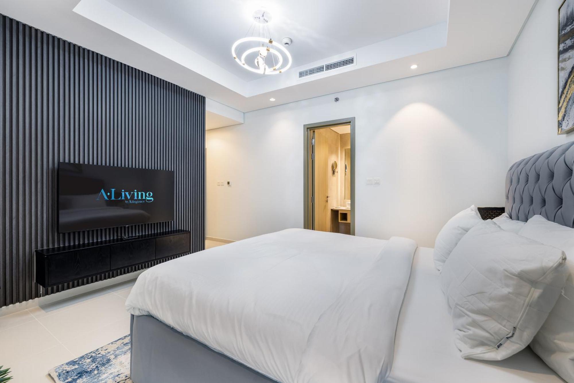Appartement Aliving Luxe 2Br With Burj Khalifa View Infinity Pool Midtown-4704 à Dubaï Extérieur photo