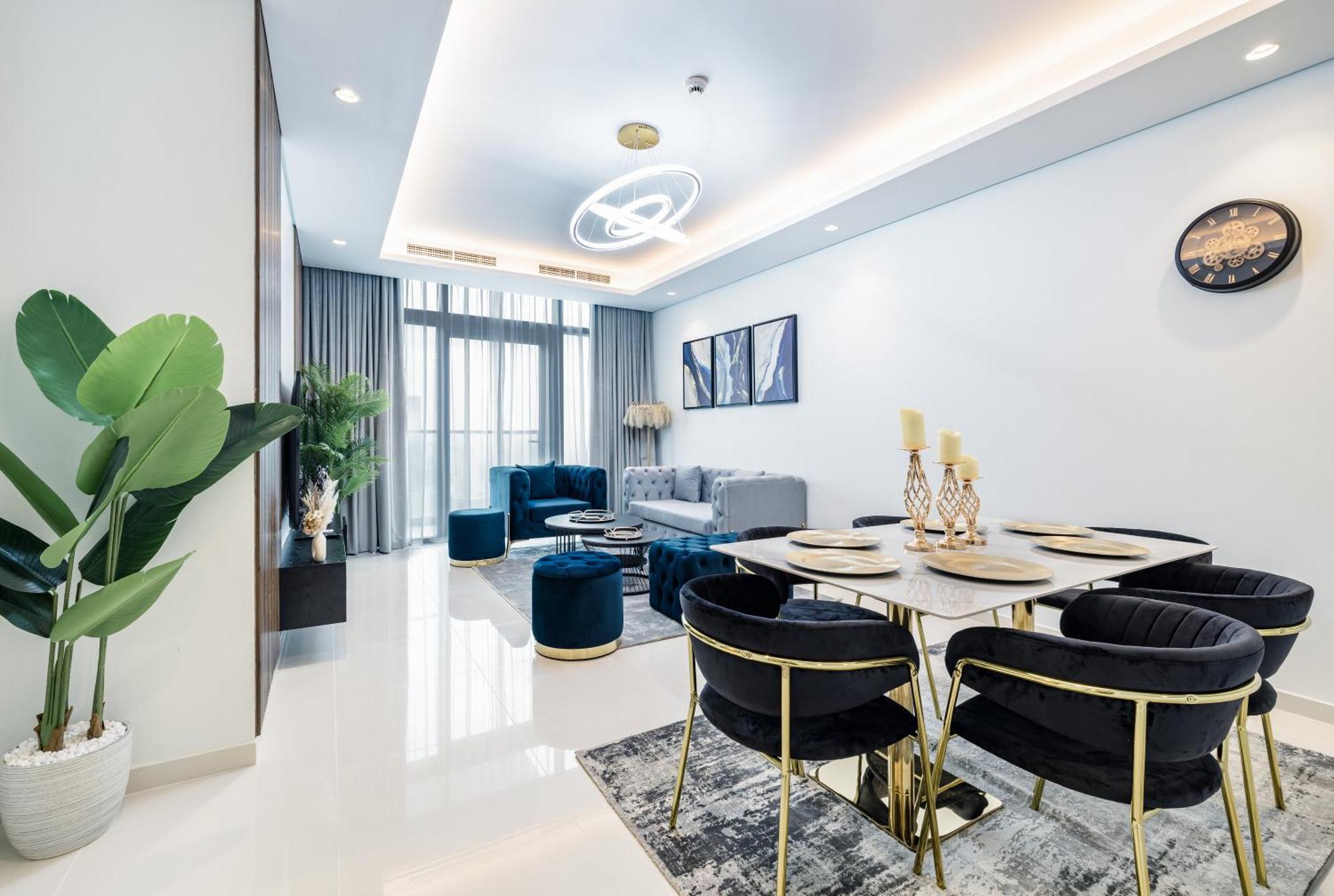 Appartement Aliving Luxe 2Br With Burj Khalifa View Infinity Pool Midtown-4704 à Dubaï Extérieur photo
