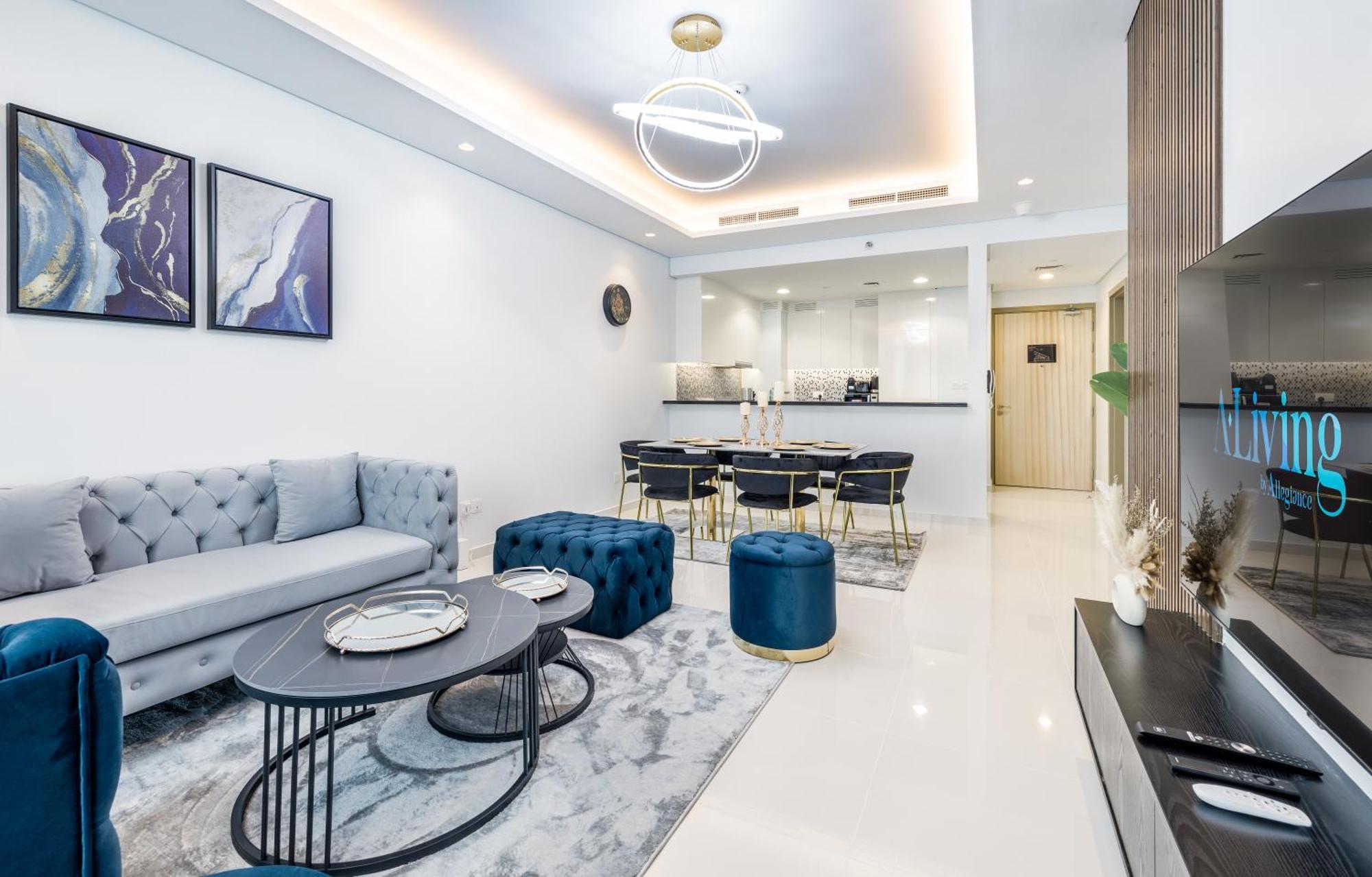 Appartement Aliving Luxe 2Br With Burj Khalifa View Infinity Pool Midtown-4704 à Dubaï Extérieur photo